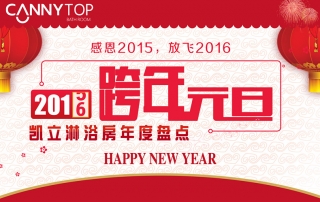 感恩2015，放飛2016——?jiǎng)P立淋浴房年度盤(pán)點(diǎn)