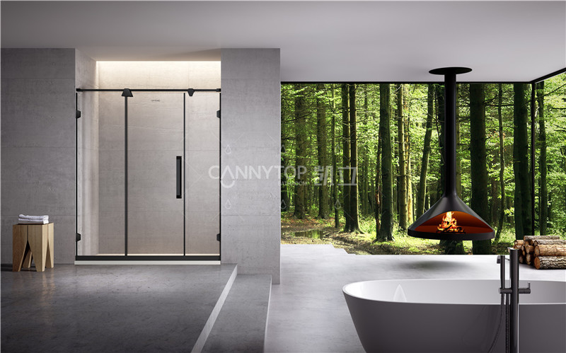 衛浴間裝修,利用角落空間布置淋浴房